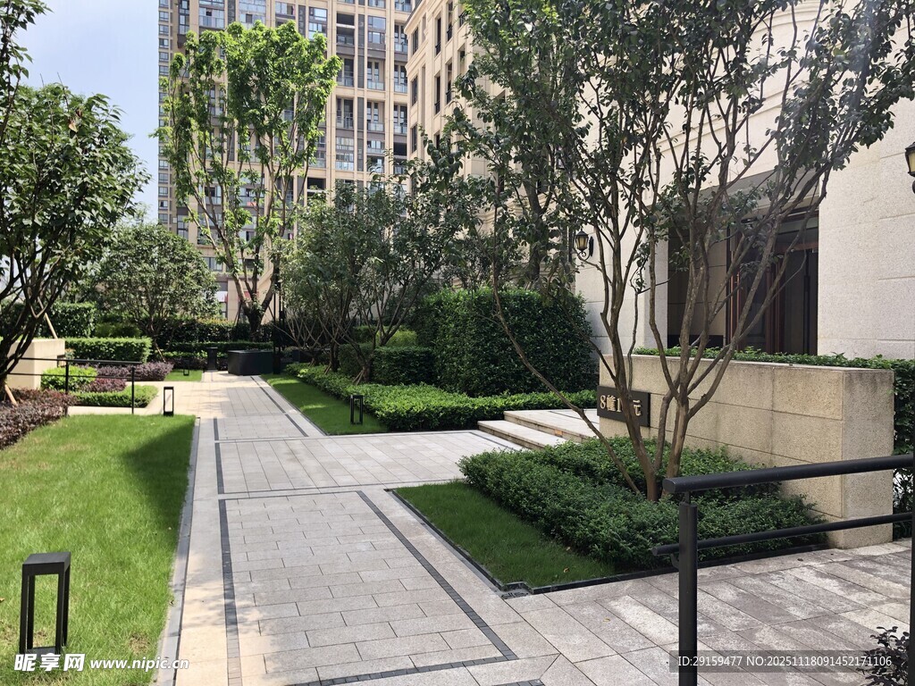 现代精致小区园林景观
