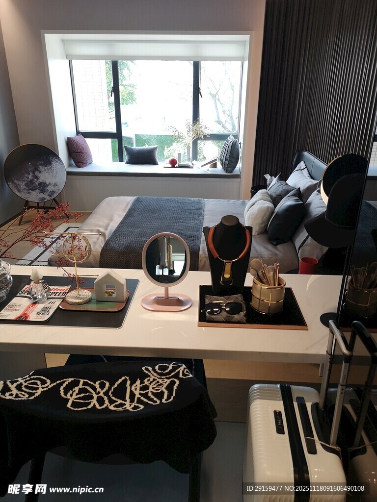 现代风客厅家居布置展示