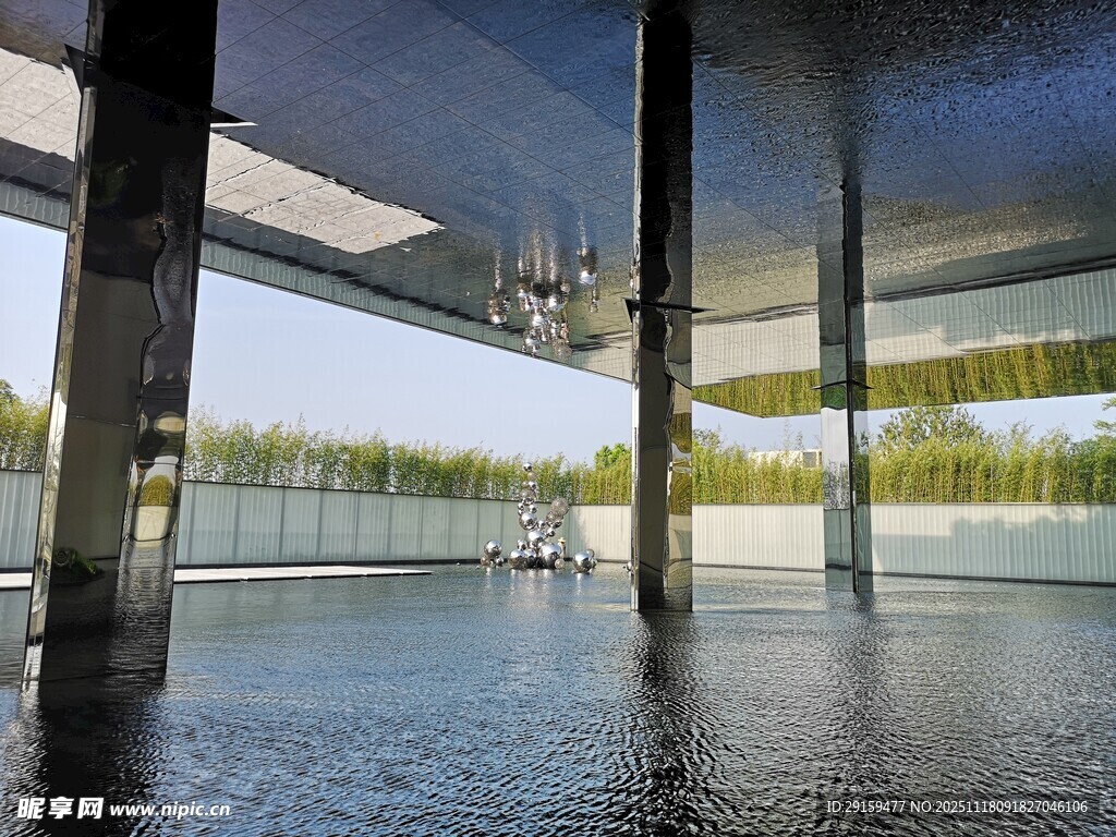 水上现代建筑景观