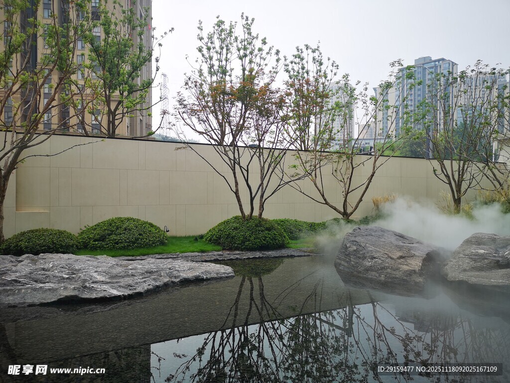 中式庭院水景景观