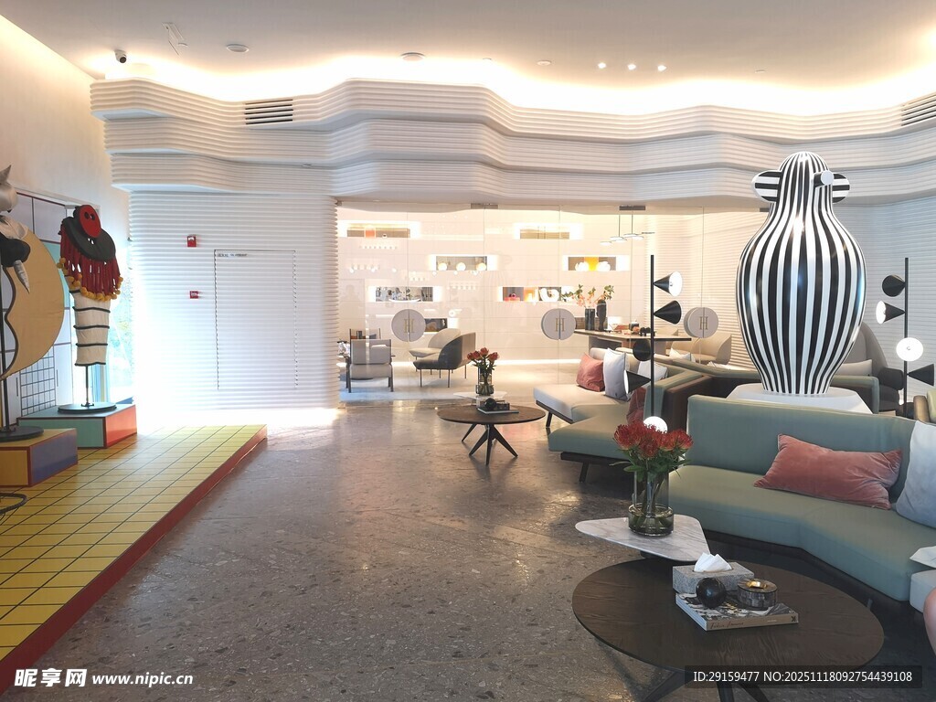 现代时尚室内休闲空间