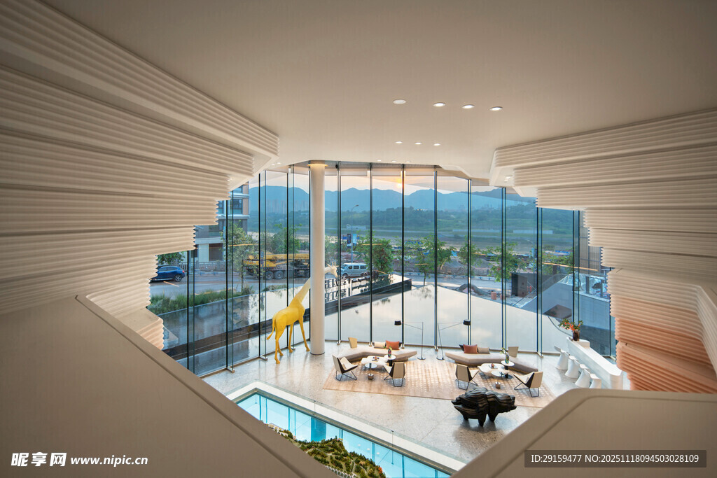 现代豪华室内全景空间