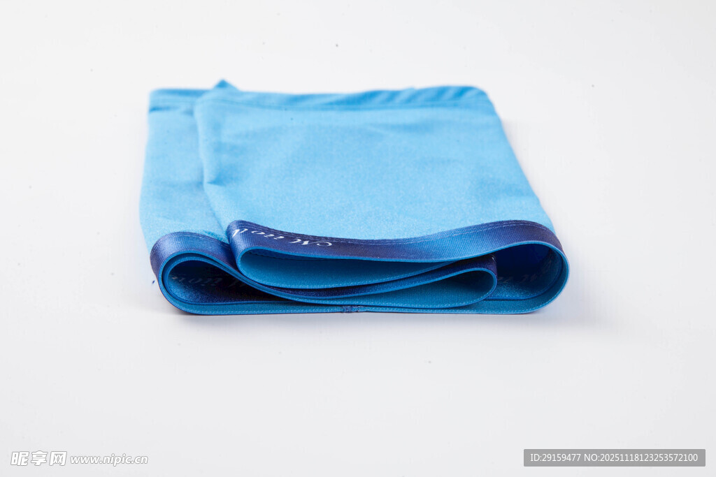 蓝色折叠塑料袋