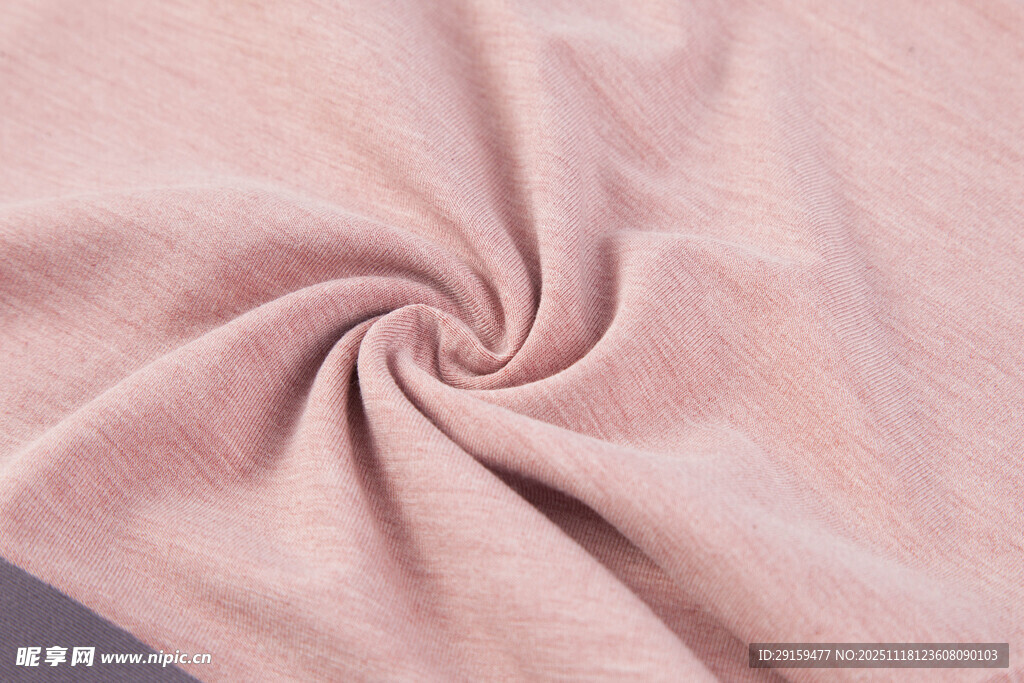 浅粉色柔软布料纹理特写