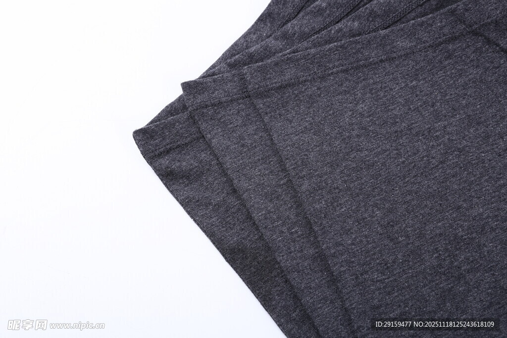深灰色布料特写