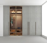 现代简约风格玻璃衣柜