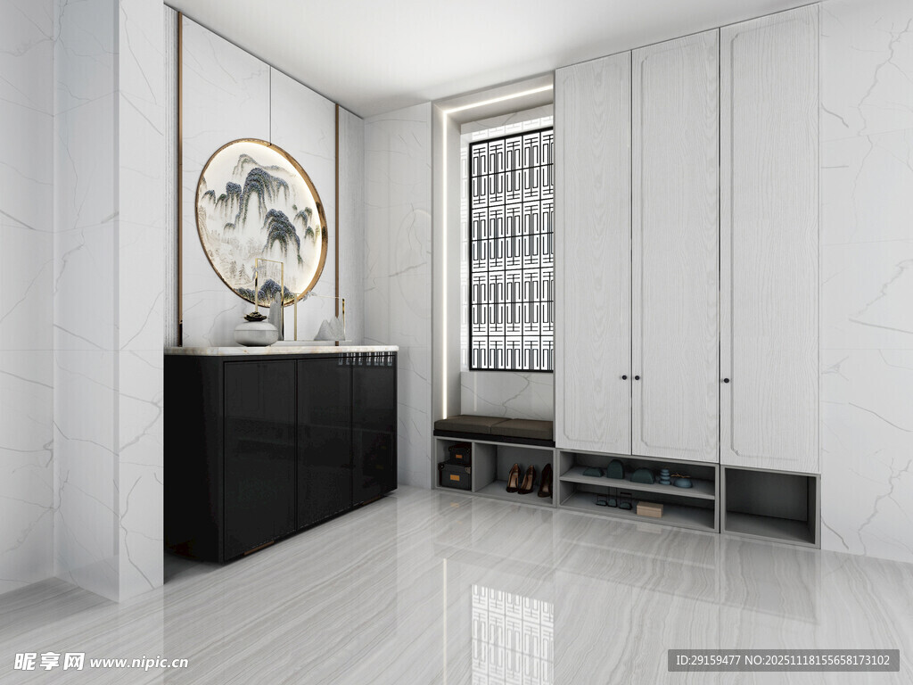 现代简约风室内玄关设计