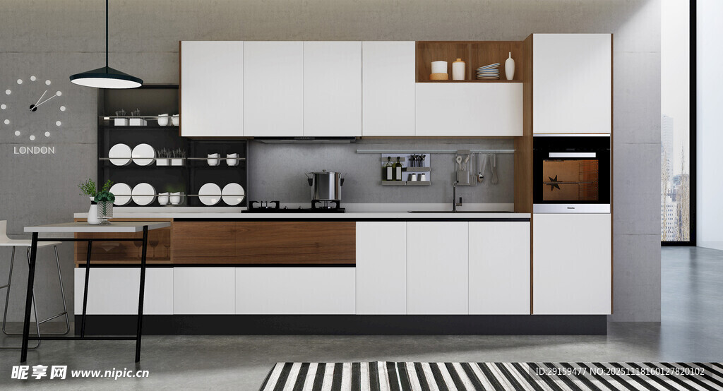 现代简约风厨房空间展示