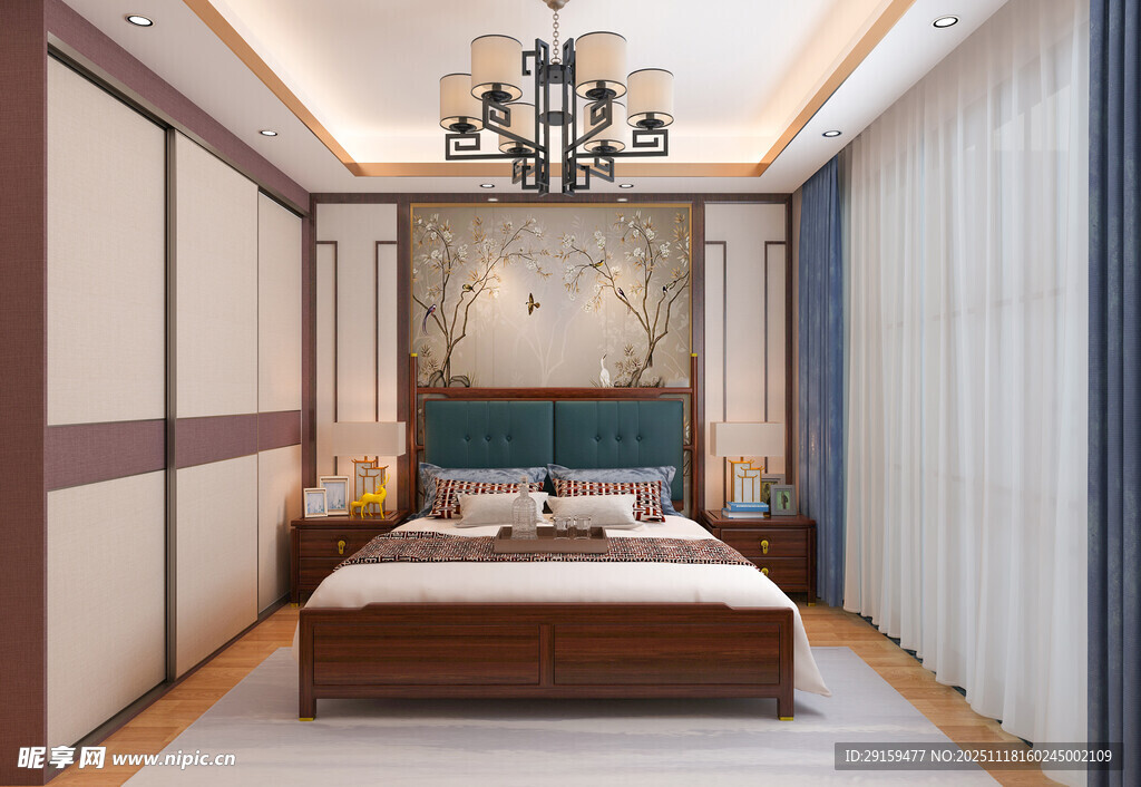 现代简约风豪华卧室空间