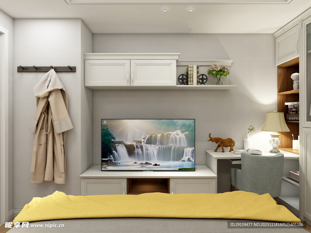 现代简约风卧室温馨一角