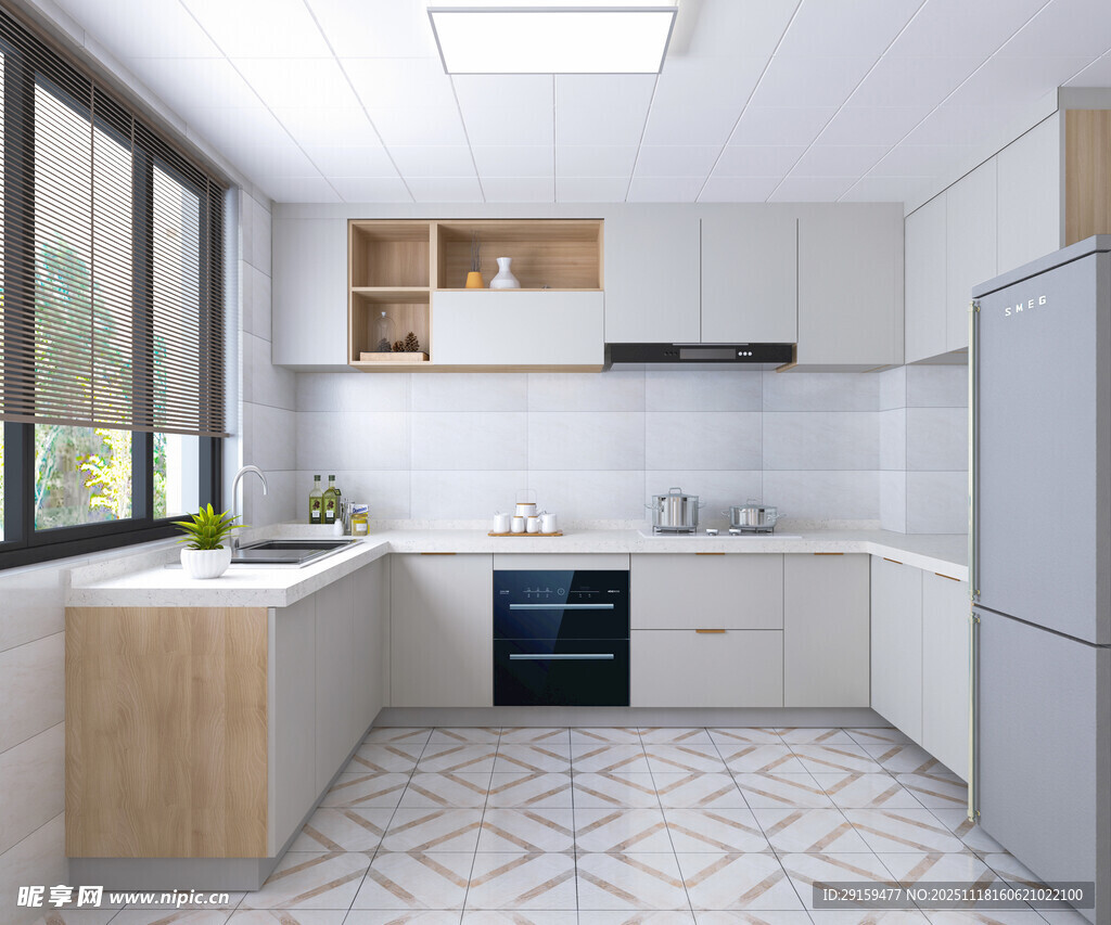 现代简约风厨房设计