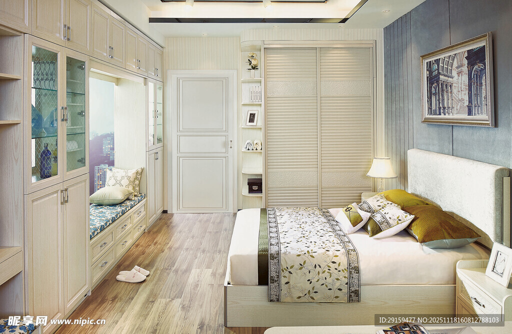 现代简约风格温馨卧室