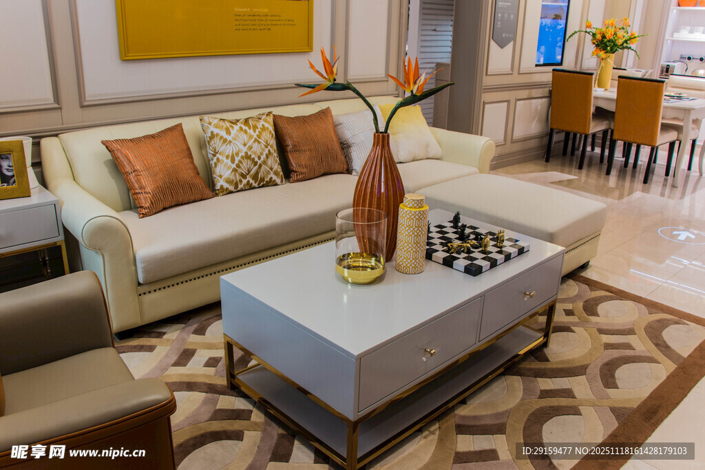 现代简约风格客厅一角