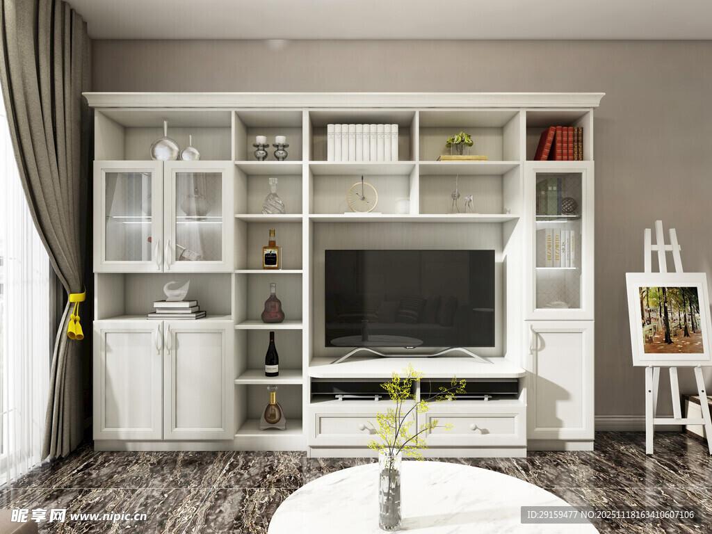 现代简约风格客厅电视柜