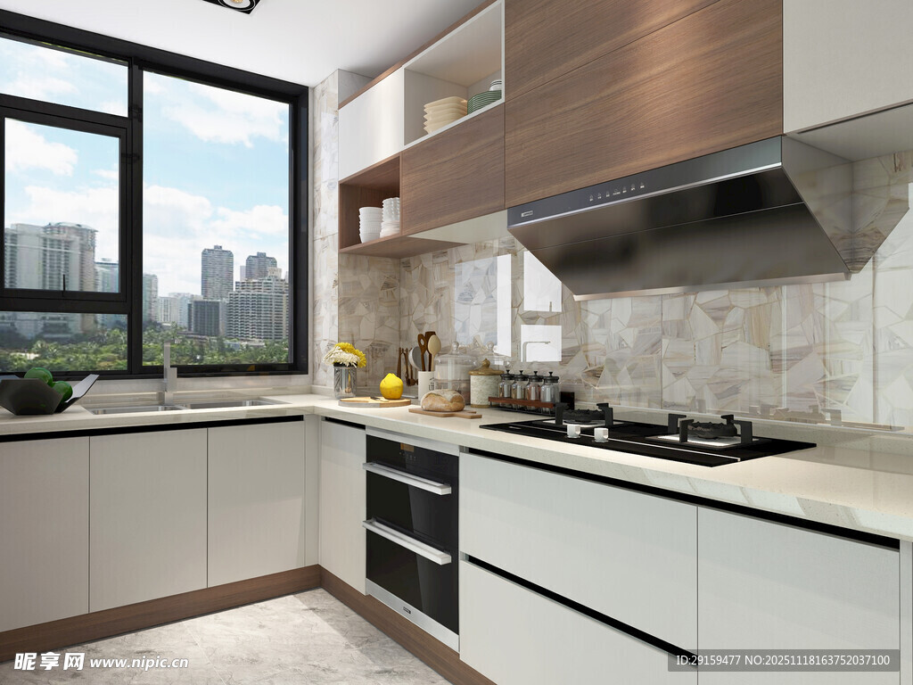 现代简约风格的时尚厨房