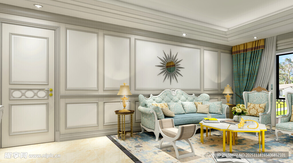 现代简约风格客厅空间