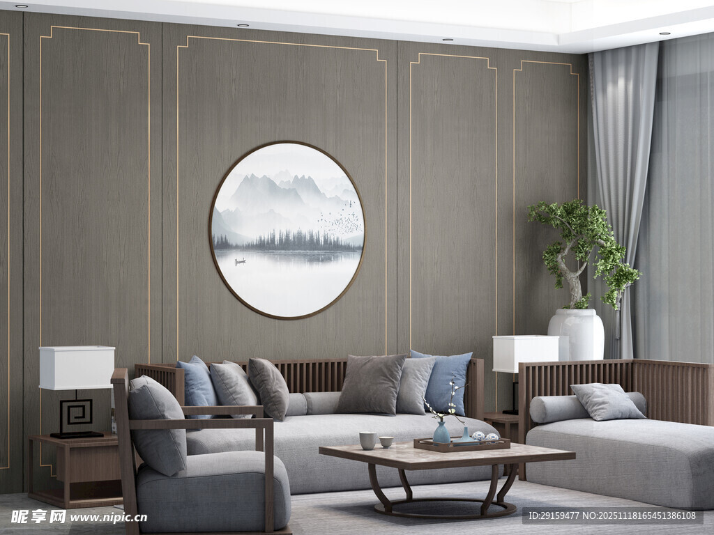 现代简约风客厅优雅布局