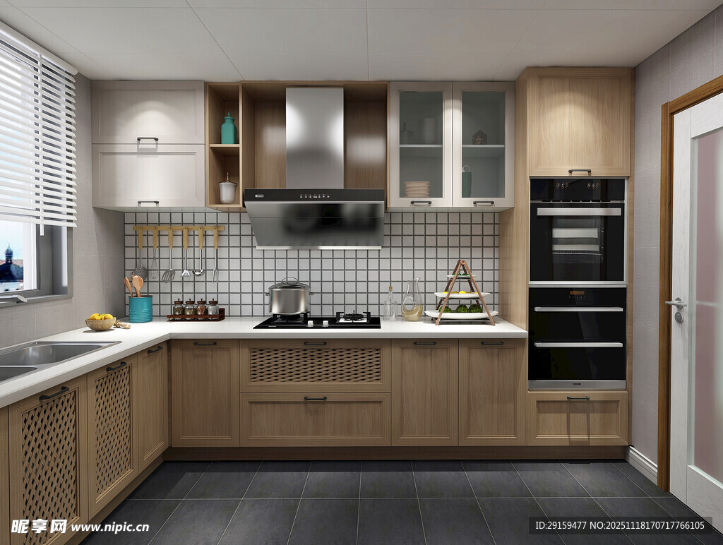 现代简约风格开放式厨房