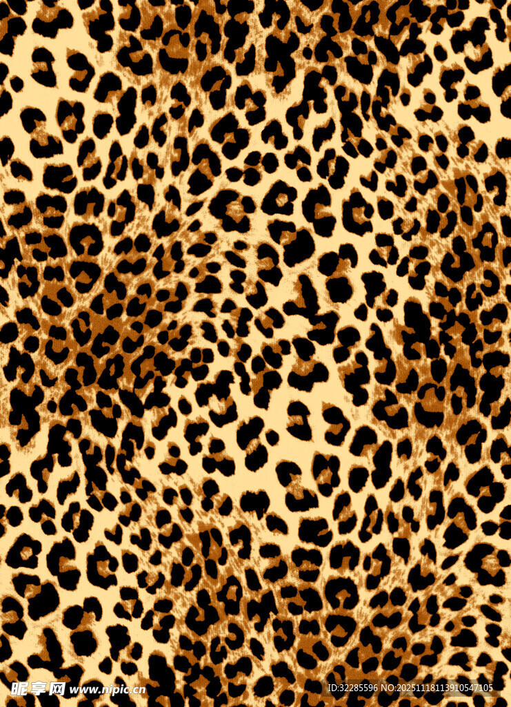 豹纹图案背景纹理