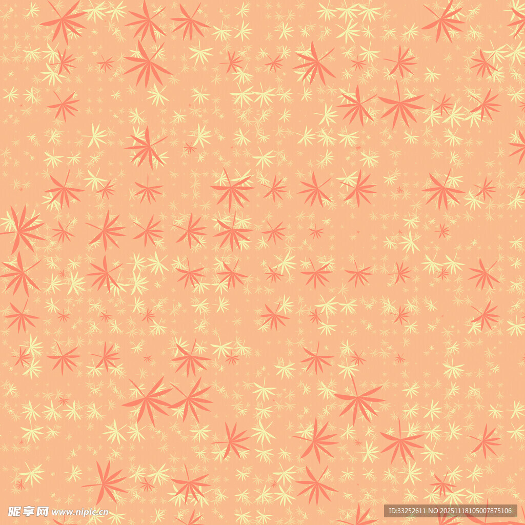 粉色星星圆点图案背景