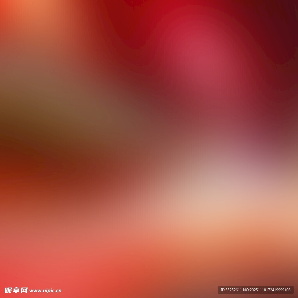 模糊红色背景画面