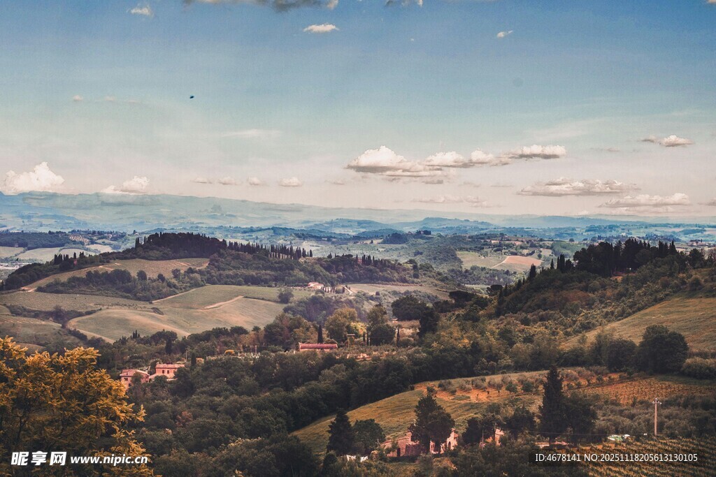 田园风光全景图