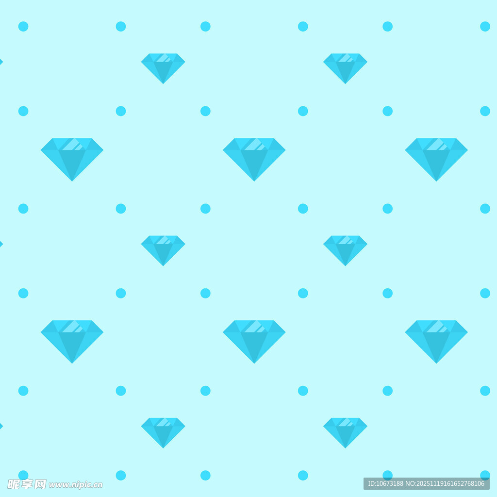 浅蓝色钻石图案背景