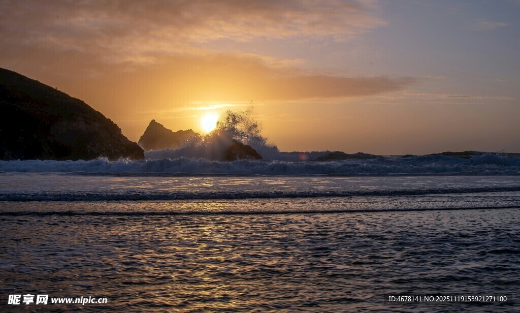 海边日落美景