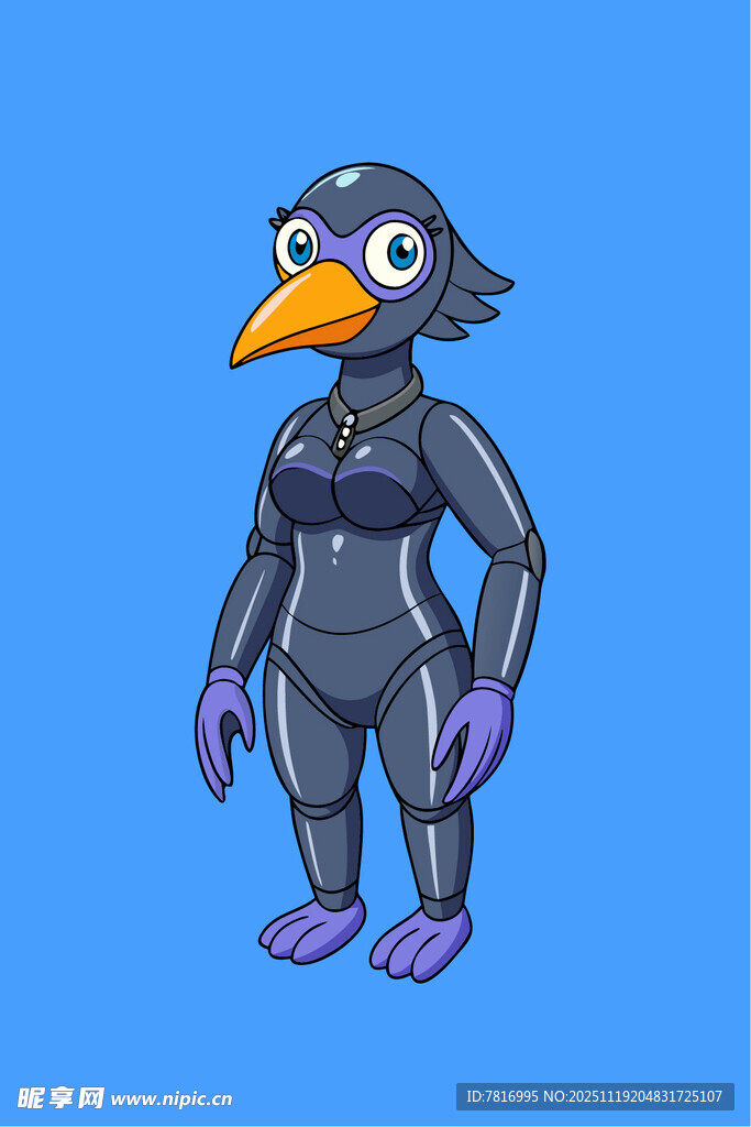 机械乌鸦角色形象