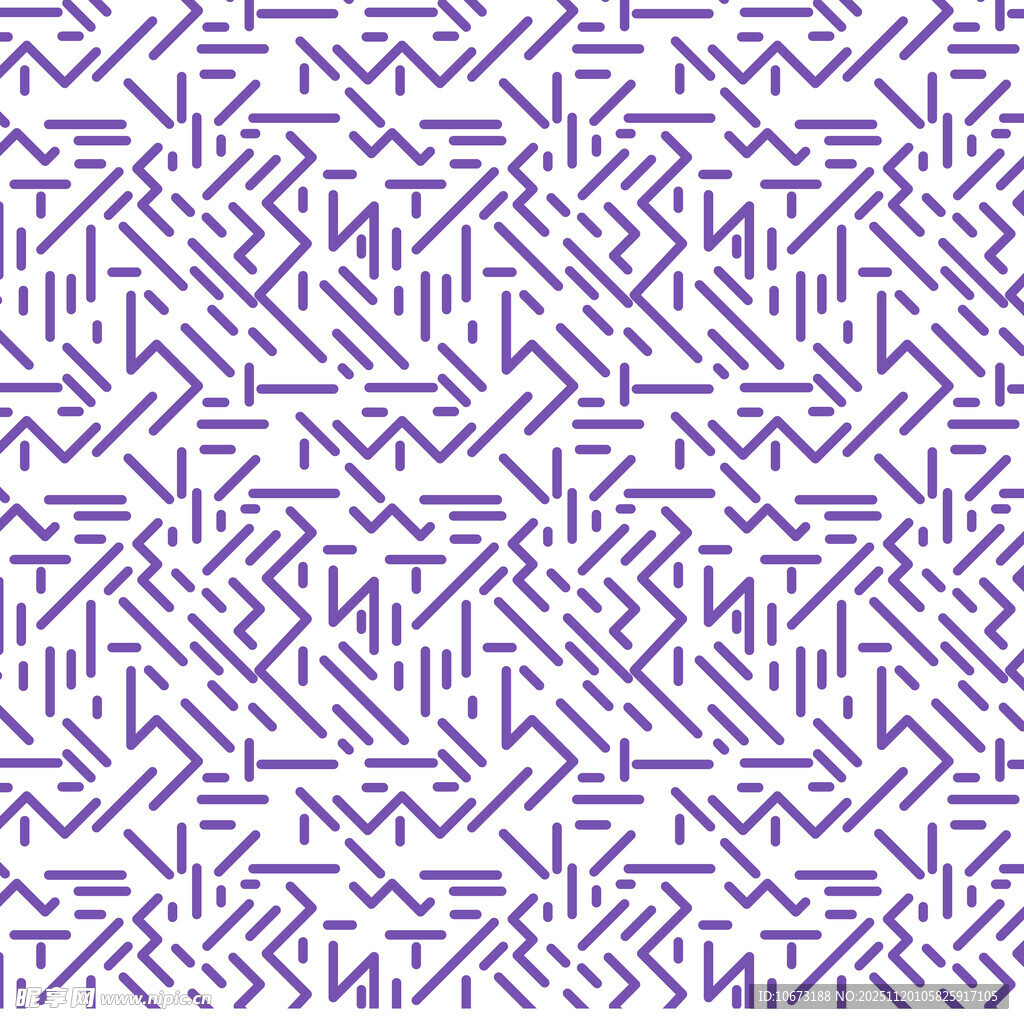 紫色几何线条抽象图案
