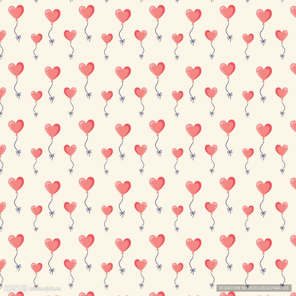 爱心图案背景纹理