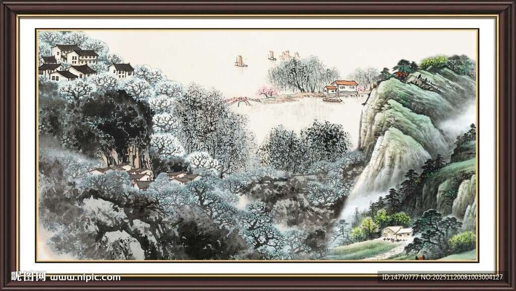 山水画 