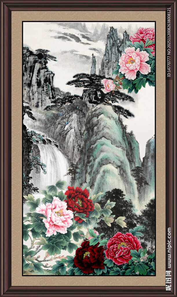国画牡丹