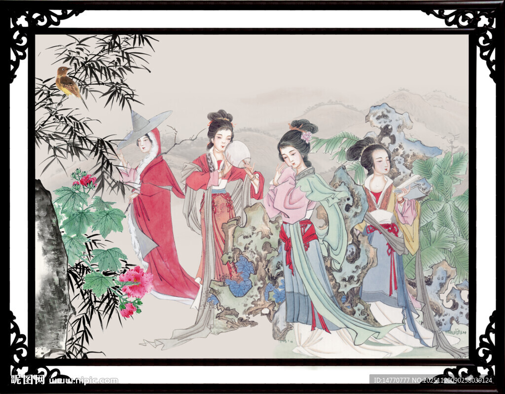 仕女图 