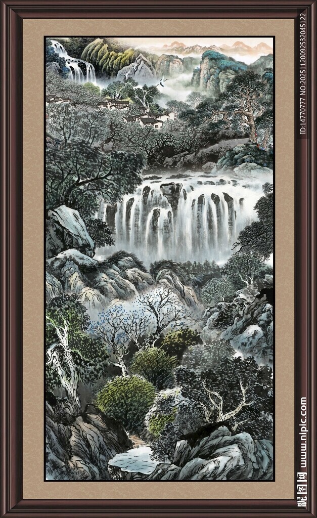 山水风景画 