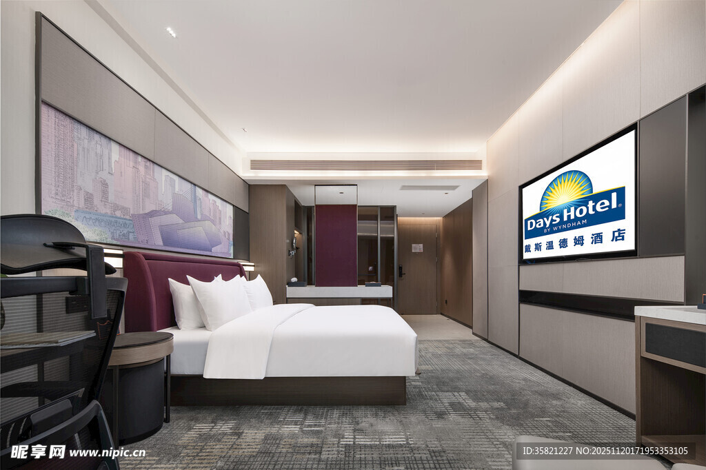 现代简约风格酒店客房