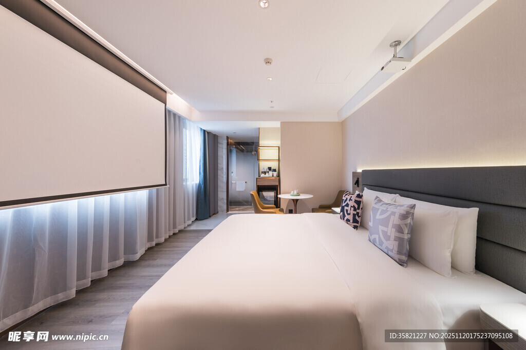 现代简约风格温馨卧室