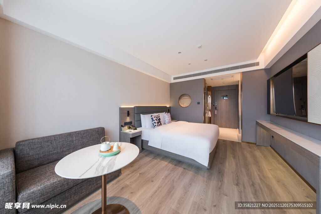 现代简约风格酒店客房