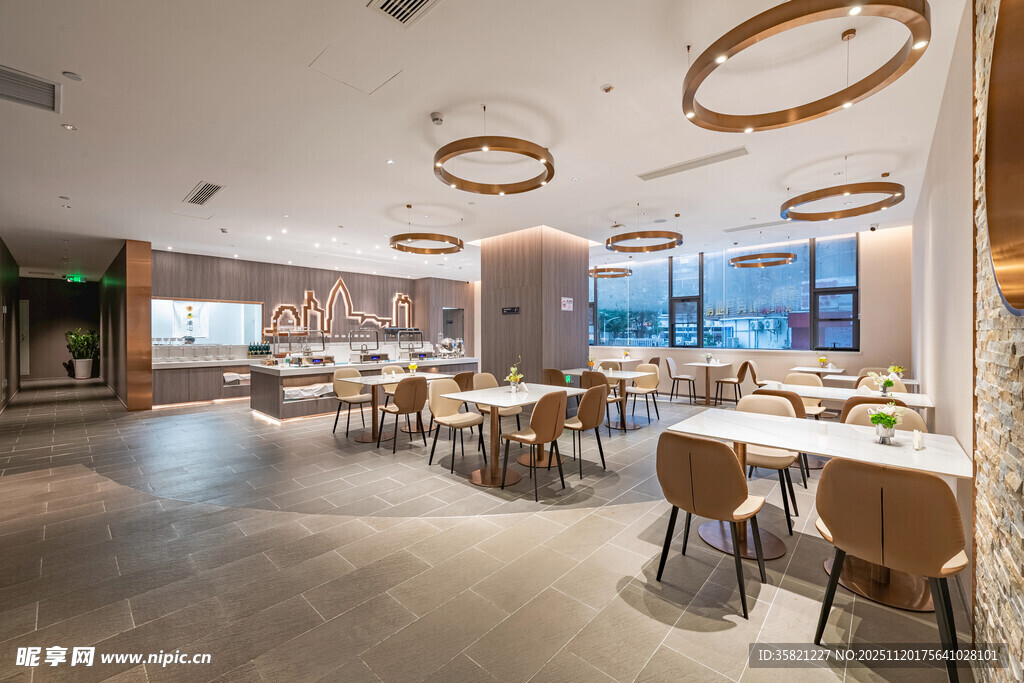 现代简约风餐厅室内场景