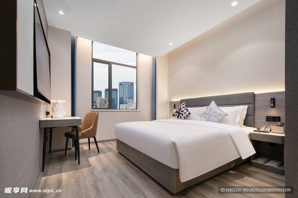 现代简约风格酒店客房
