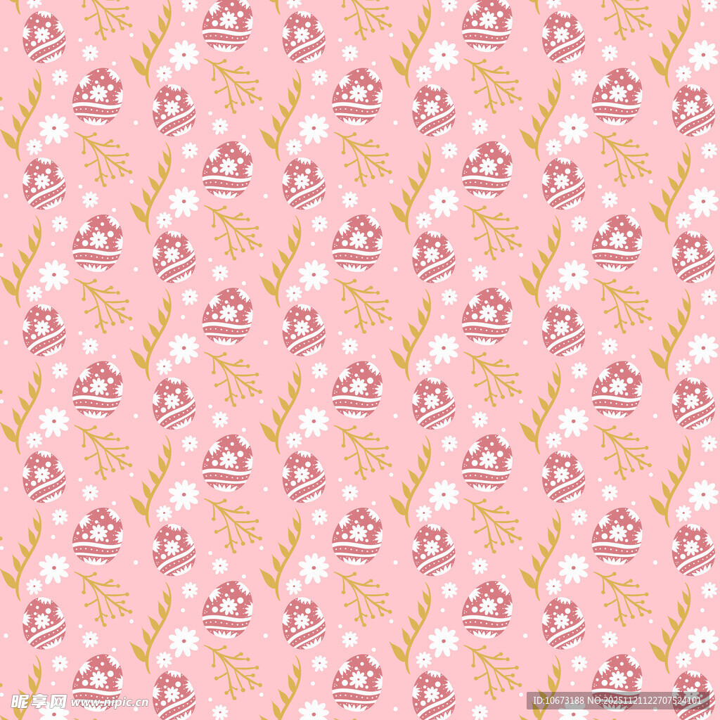 粉色花卉图案背景纹理