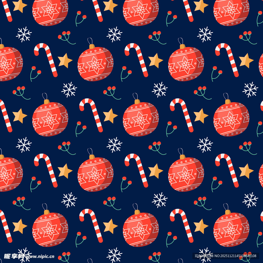 圣诞主题装饰图案背景