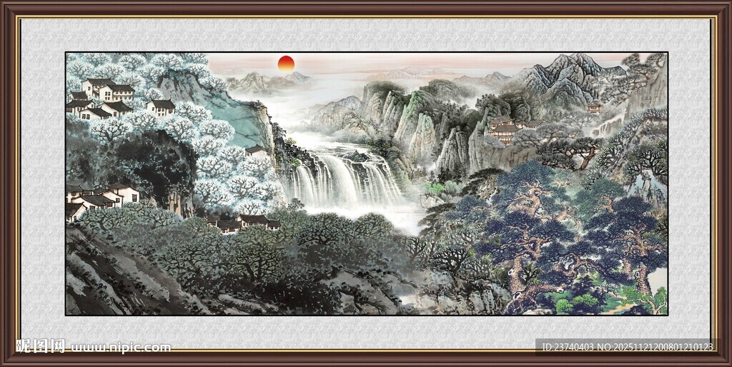 山水风景画 