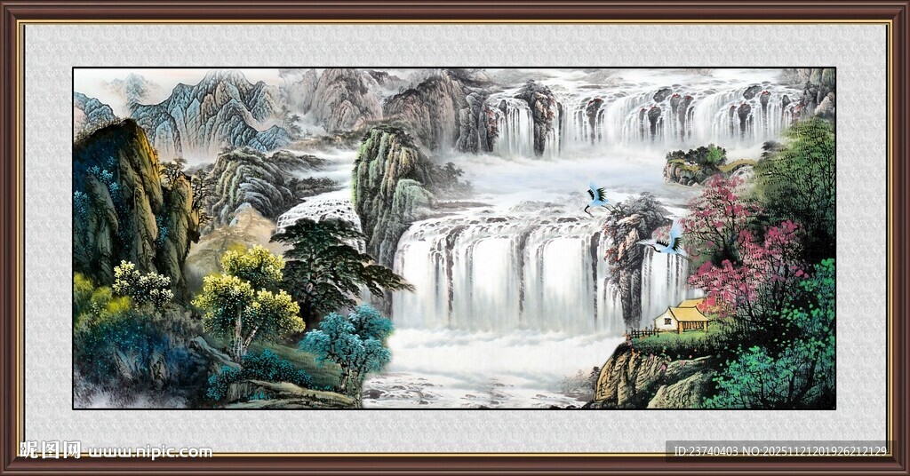 巨型山水画