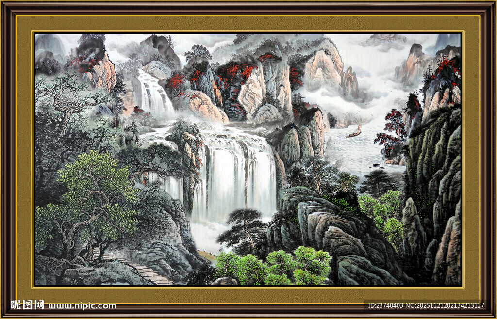 巨型山水画
