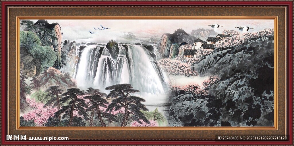 巨型山水画