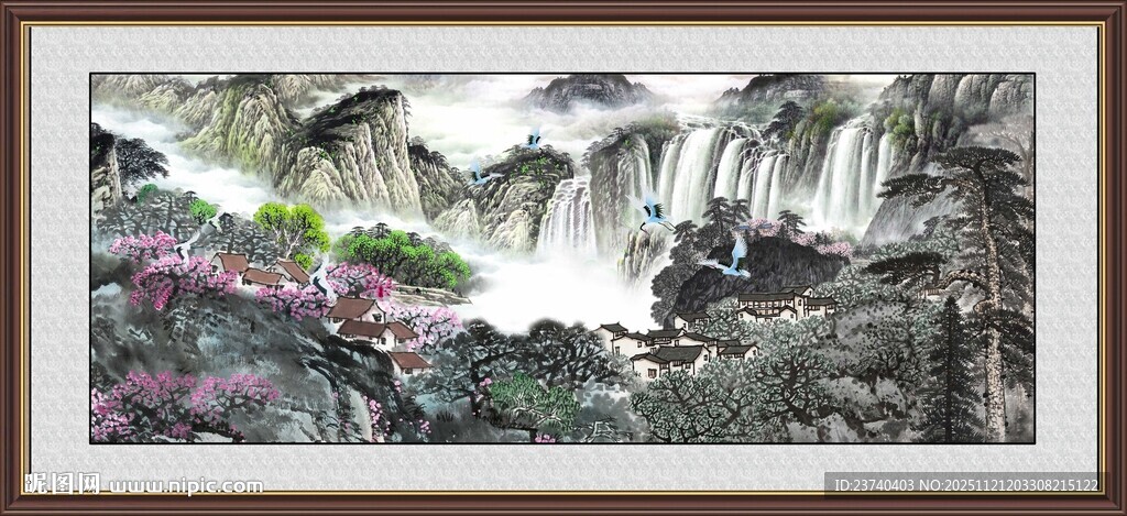 巨型山水画
