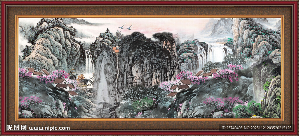 巨型山水画