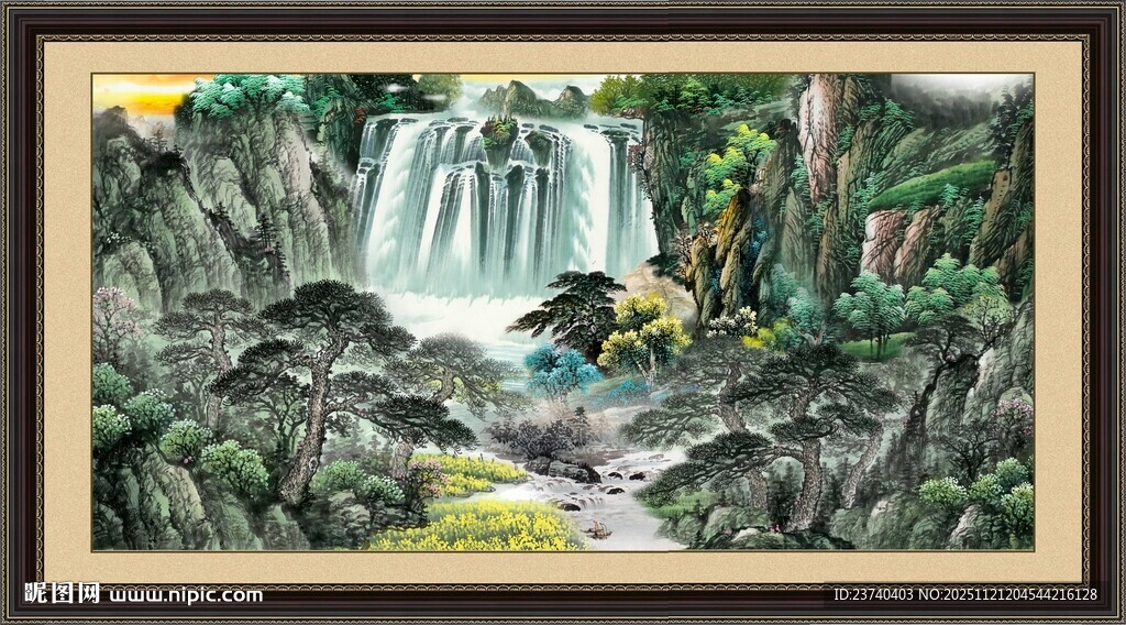 国画山水画