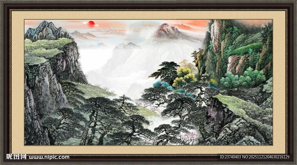 巨型山水画